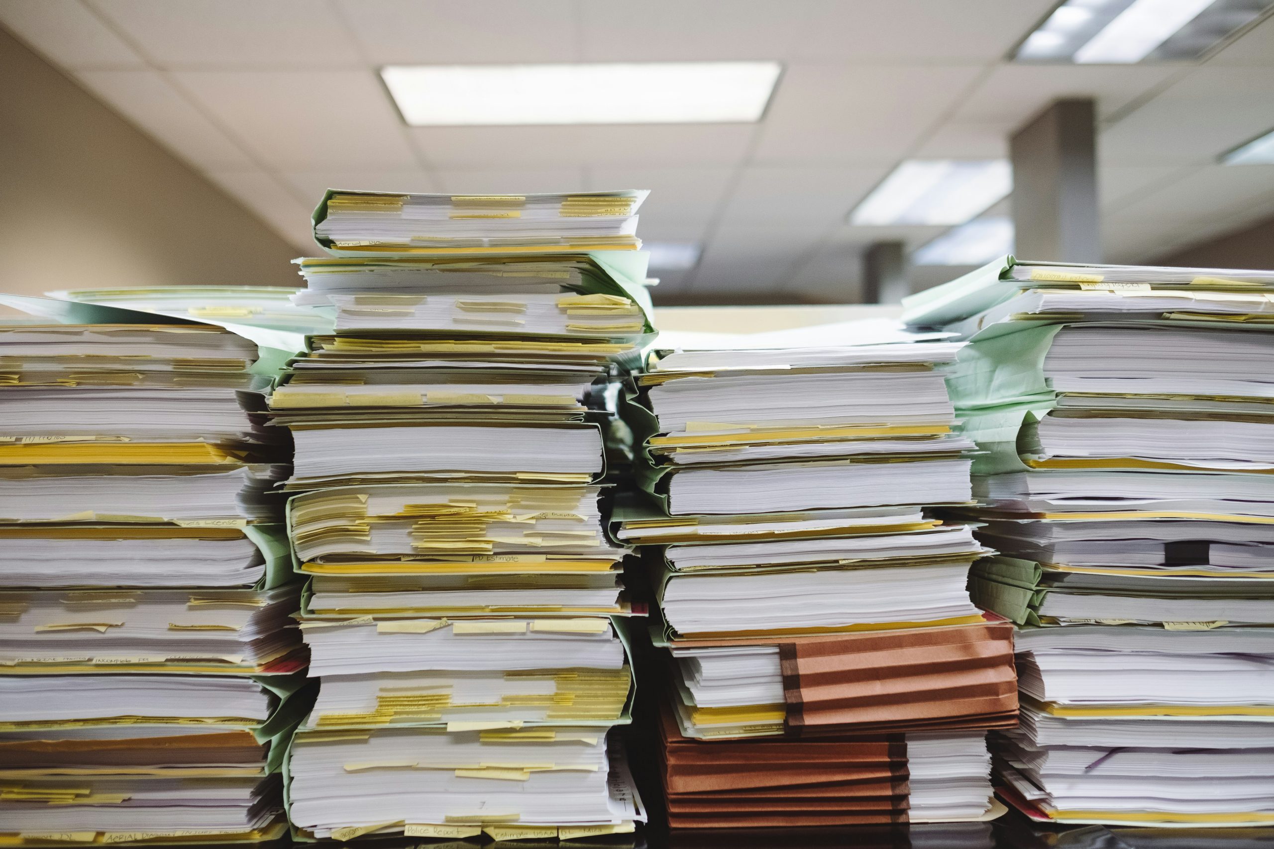 stack-of-books-on-table